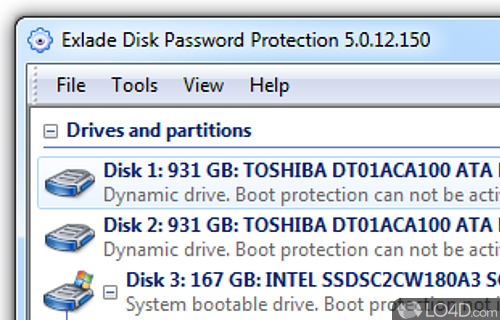 HDD Password Protection Screenshot
