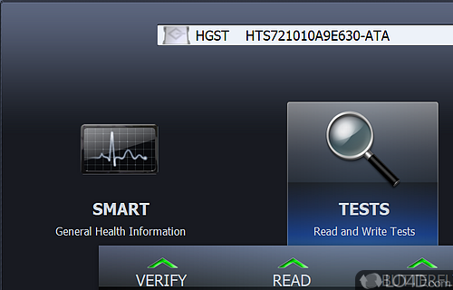 Get detailed reports on your HDD's health status - Screenshot of HDD Scan