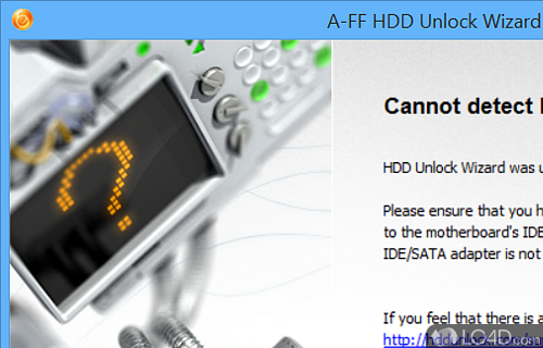 HDD Unlock Wizard Screenshot