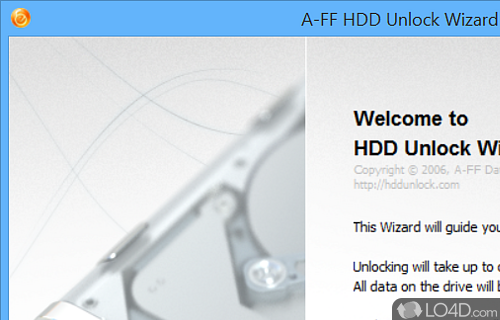Screenshot of HDD Unlock Wizard - Victoria