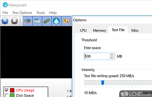Free Stress Test Software for Your Windows PC - Screenshot of HeavyLoad