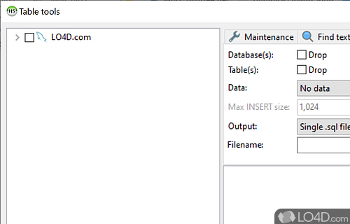 MySQL - Screenshot of HeidiSQL