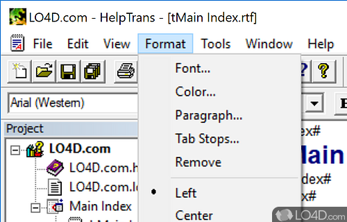 HelpTrans screenshot