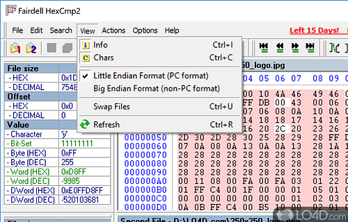 HexCmp screenshot