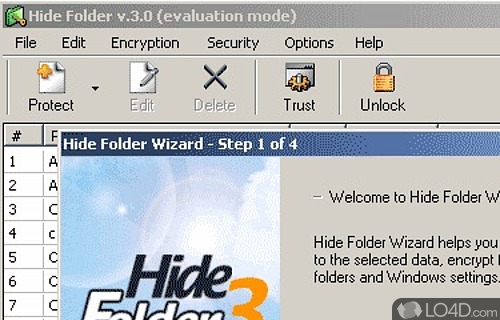 free hide folders software
