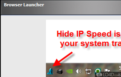 Hides your IP while active - Screenshot of Hide IP NG