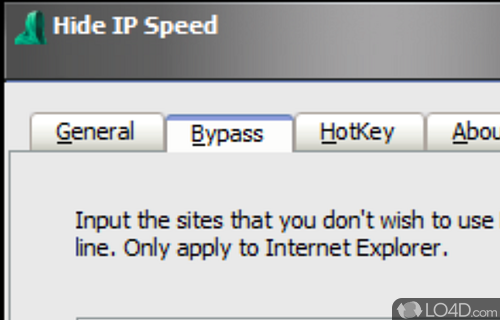 Little effort required on your behalf - Screenshot of Hide IP NG
