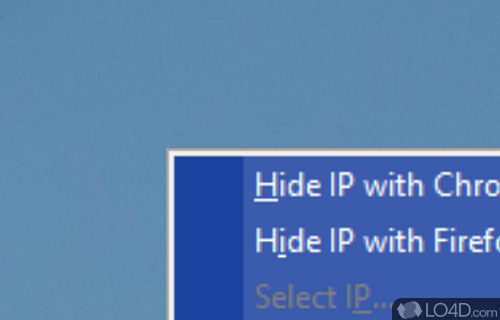 Gives you the possibility to connect to the Internet with IP hidden, with support for most common web browsers - Screenshot of Hide IP NG