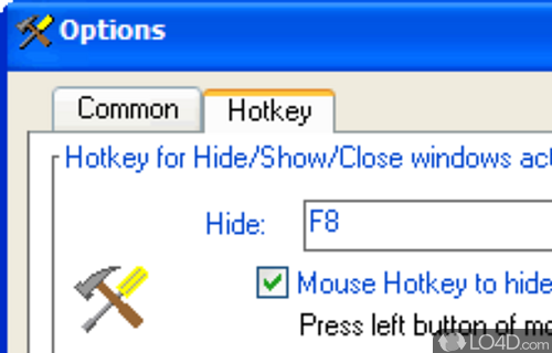 Hide Window Hotkey screenshot