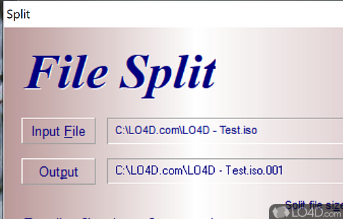 HJSplit Screenshot