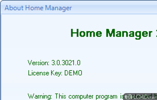 Home Manager screenshot