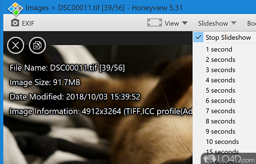 Easily view and edit images - Screenshot of HoneyView