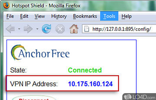 Screenshot of Hotspot Shield - Gives you full access to online content