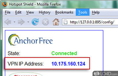 Hotspot Shield Screenshot