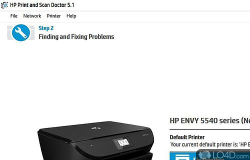 HP Print and Scan Doctor Screenshot