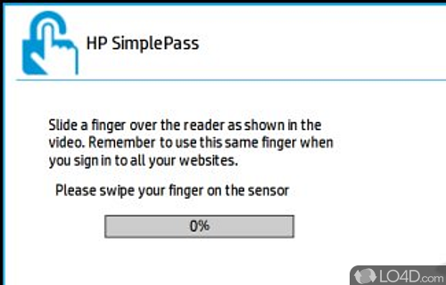 HP SimplePass Screenshot