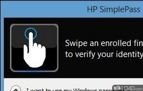 HP SimplePass Screenshot