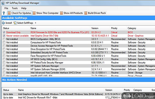 hp software manager download