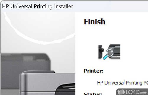 HP Universal Print Driver screenshot