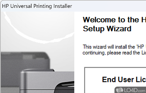 HP Universal Print Driver Screenshot