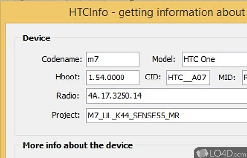 HTCInfo Screenshot