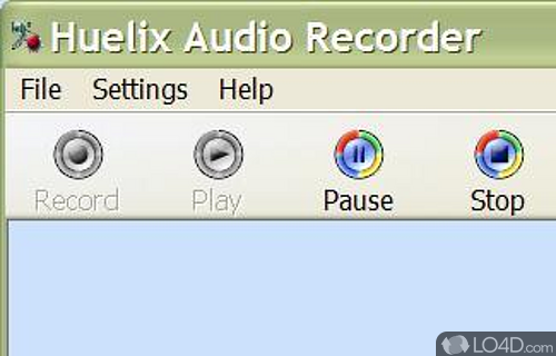Huelix Audio Recorder Screenshot