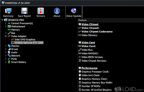 Analyze sensor information to oversee the PC's health status - Screenshot of HWiNFO