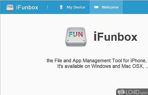 Manage iPhone / iPad from computer - Screenshot of iFunBox