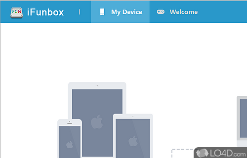 View your iOS device's content - Screenshot of iFunBox