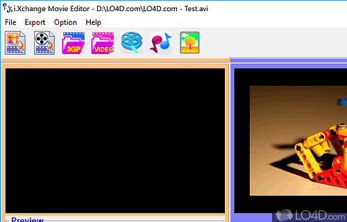 i.Xchange Movie Editor Screenshot