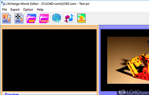 i.Xchange Movie Editor Screenshot