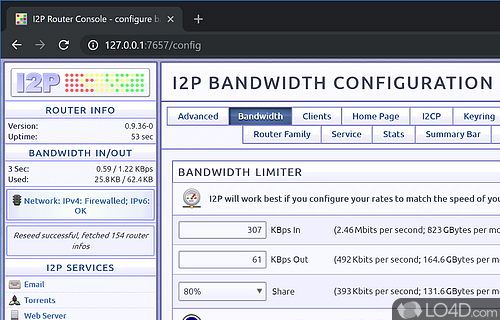 Excellent security solution for advanced users - Screenshot of I2P