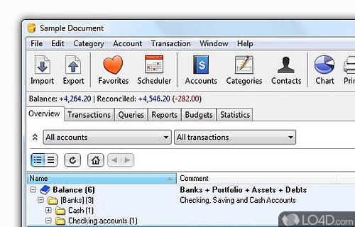 Screenshot of iCash - Manage budget and create detailed financial entries to efficiently keep track of all transactions