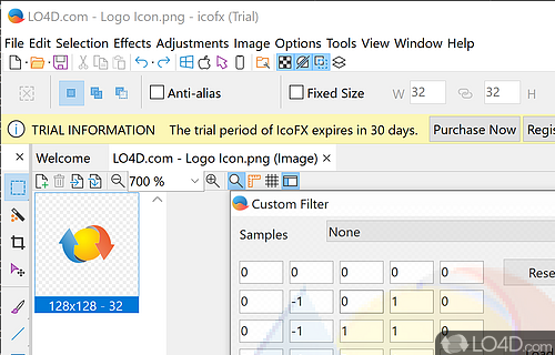 Create Windows icons - Screenshot of IcoFX