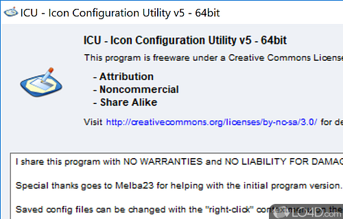Icon Configuration Utility screenshot