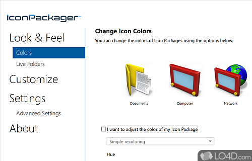 Manage and enrich your icon collections - Screenshot of IconPackager