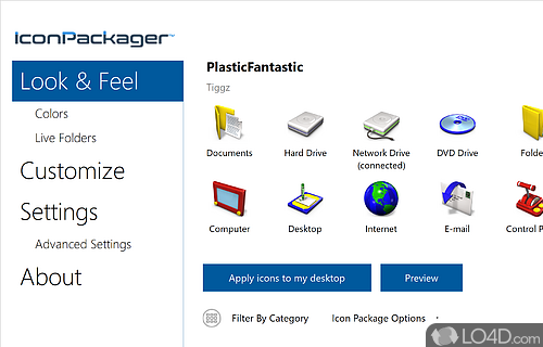 Change all the icons on PC with just a few clicks, customize the appearance of PC - Screenshot of IconPackager