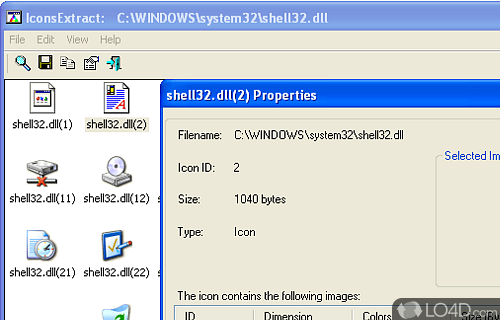 IconsExtract Screenshot