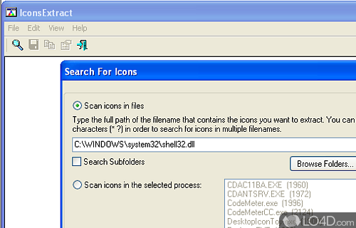 IconsExtract Screenshot