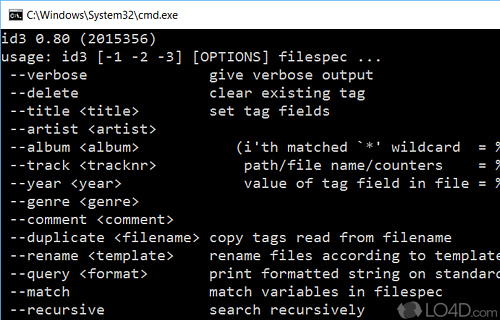 Screenshot of ID3 mass tagger - Manipulate the ID3 and ID3V2 tags in multiple MP3 audio files
