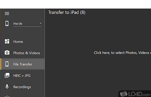 A tool that can facilitate data transfer from your iPhone - Screenshot of iDevice Manager