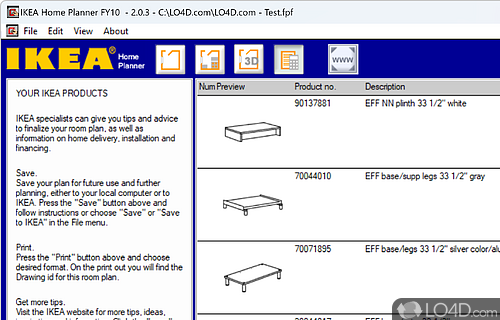 IKEA Home Planner screenshot