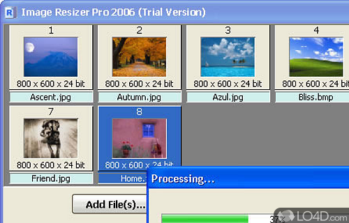 Screenshot of Image Resizer Pro - User interface