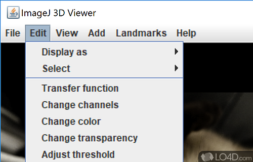 Profile lots - Screenshot of ImageJ