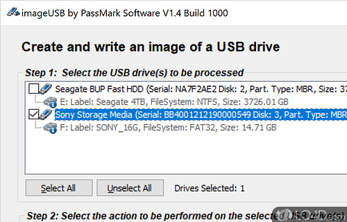 ImageUSB Screenshot