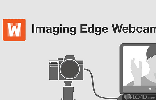 Screenshot of Imaging Edge Webcam - User interface
