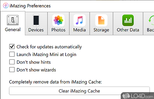 Device Backup & Restore Management - Screenshot of iMazing