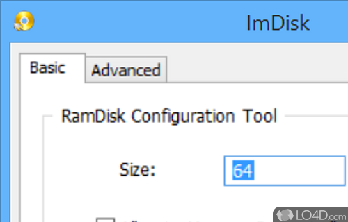 Image files - Screenshot of ImDisk Toolkit