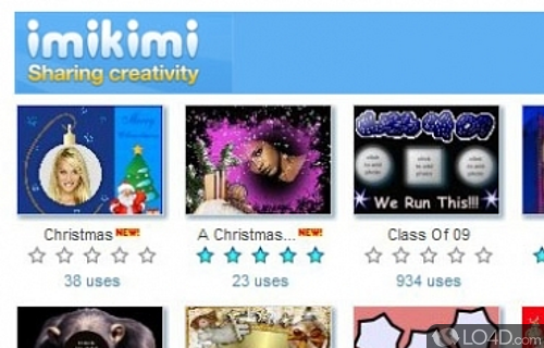 Screenshot of Imikimi - User interface