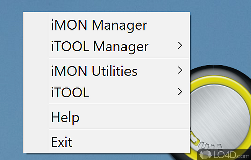 Remote wireless control - Screenshot of iMON